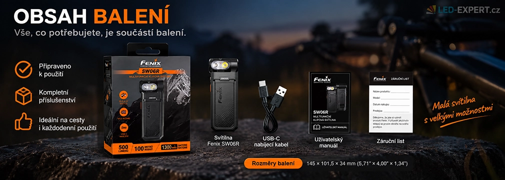 Fenix SW06R obsah balení