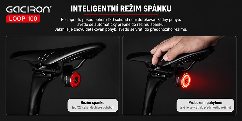 Gaciron LOOP-100 Auto Standby automatický režim spánku