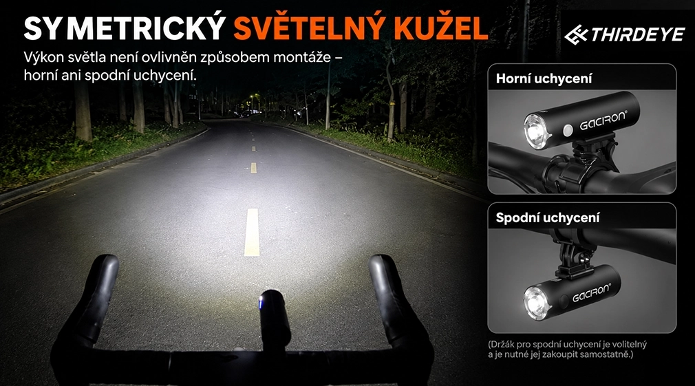 Gaciron THIRD EYE EE-1000 symetrický světelný kužel pro horní a spodní montáž