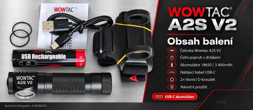 Wowtac A2S V2 - obsah balení