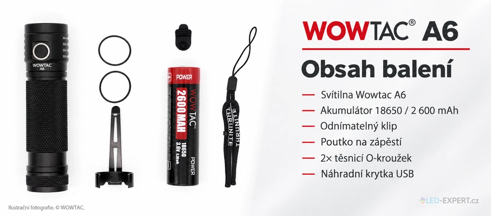 Wowtac A6 - obsah balení
