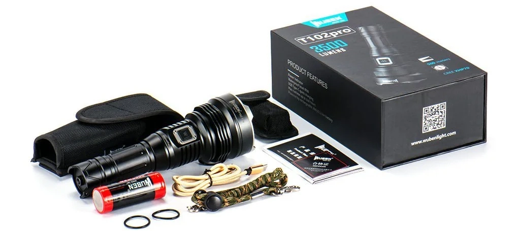 Wuben T102 PRO - obsah balení