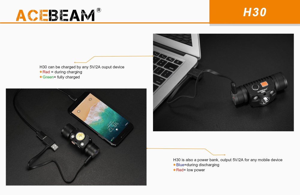 Acebeam H30 R+UV