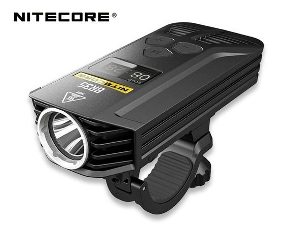 Nitecore BR35 cyklosvítilna dobíjecí, přední, černá