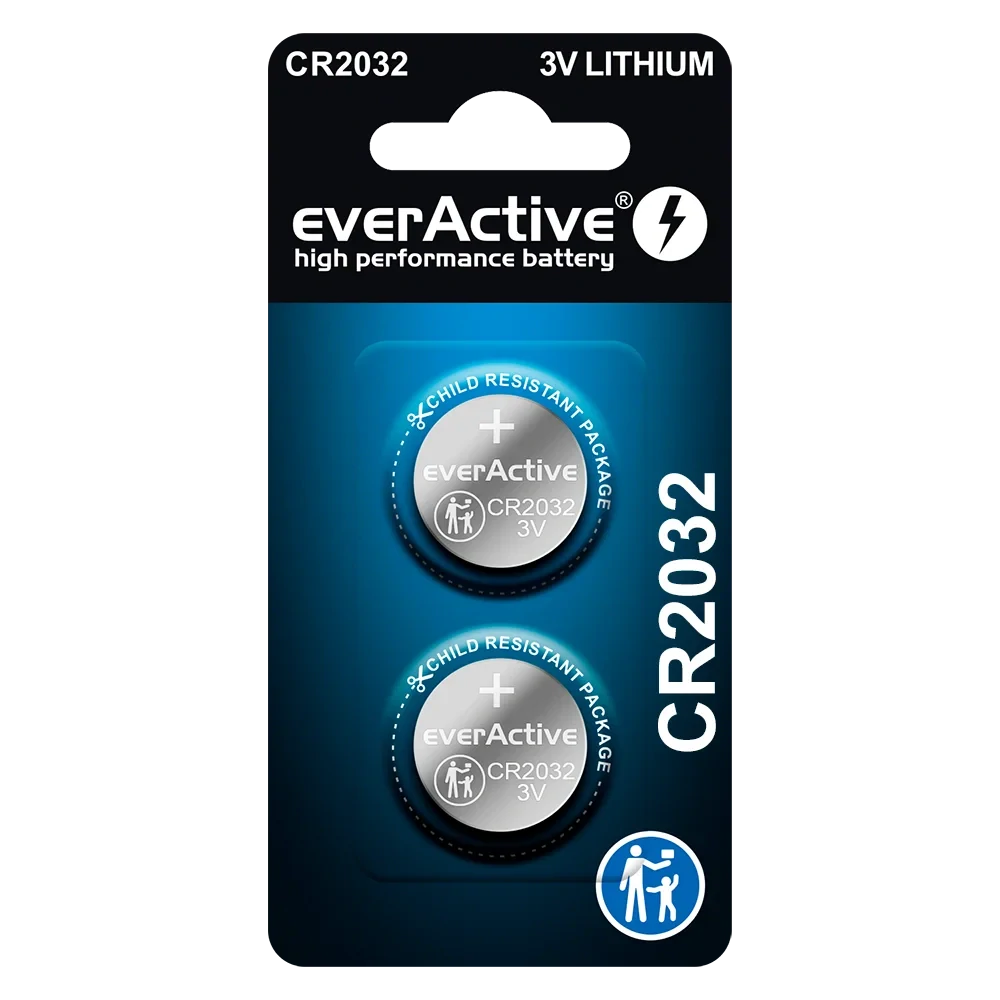 Baterie EverActive CR2032 2ks