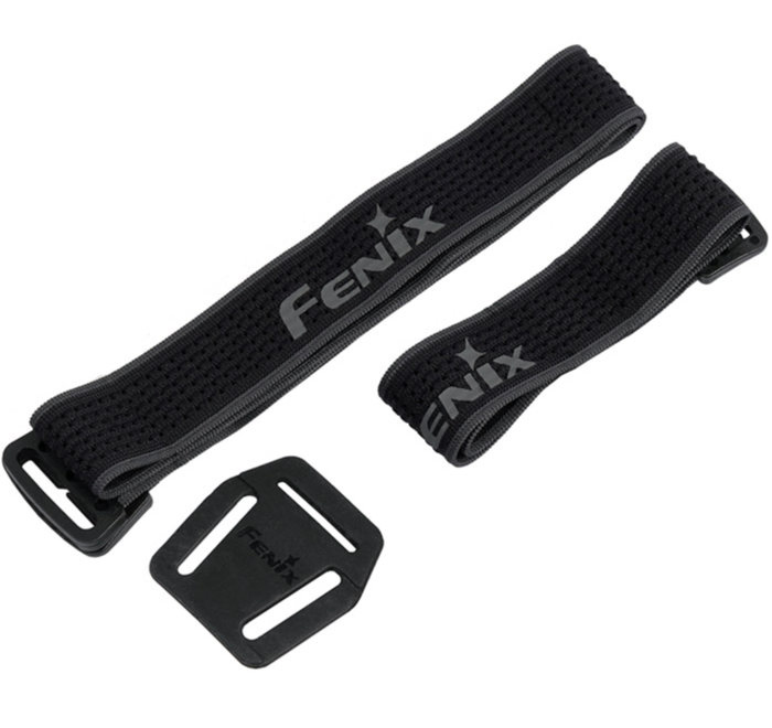 Sada černých popruhů AFH-02 pro čelovky Fenix