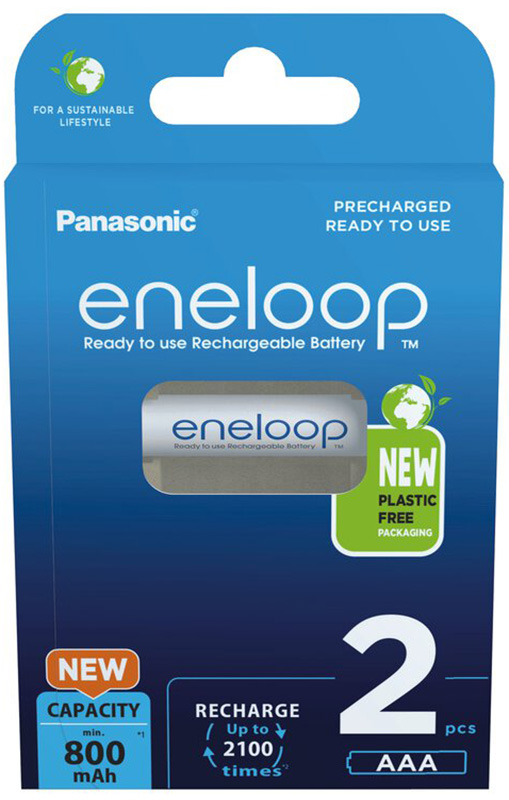 Panasonic Eneloop AAA 800mAh 2ks BK-4MCDE/2BE