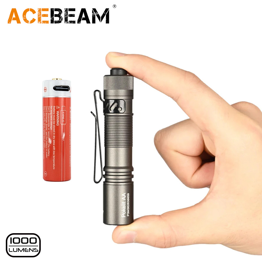 Acebeam Pokelit AA Grey
