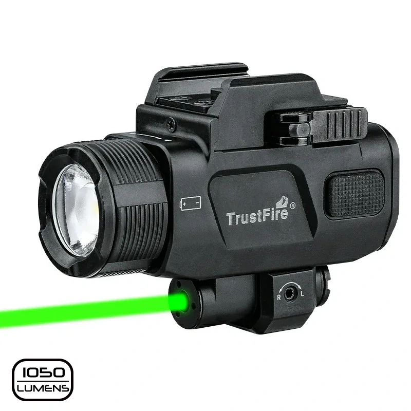 Trustfire GM07 Green Laser svítilna na zbraň