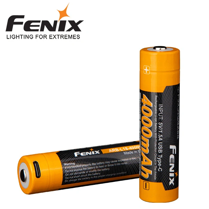 Dobíjecí USB baterie Fenix 18650 4000mAh