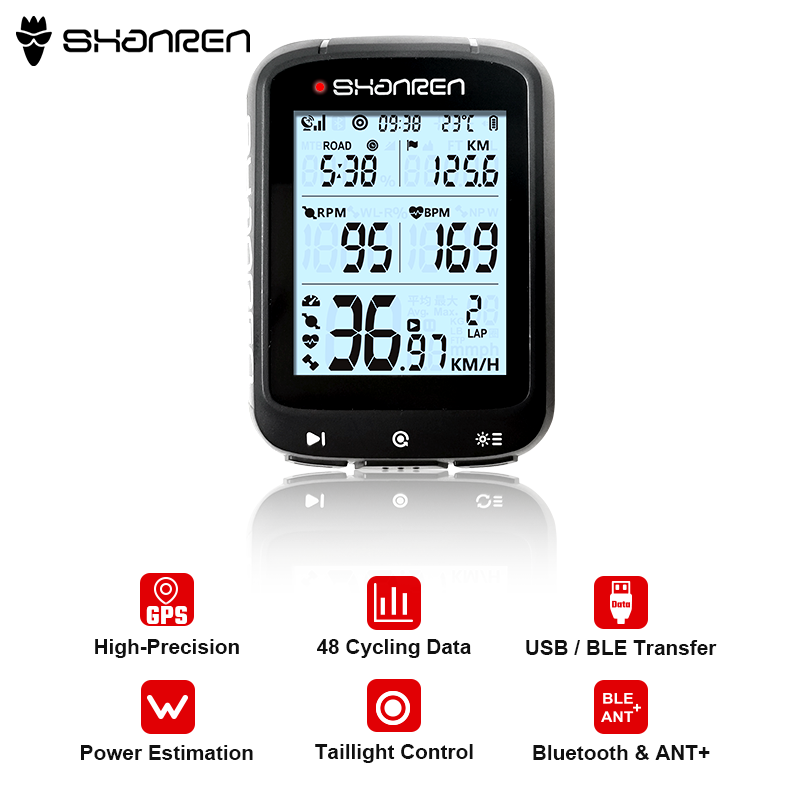 Shanren Miles Smart GPS Bike Computer