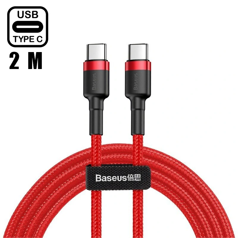 Kabel BASEUS USB-C PD / Cafule / 2M / 3A / 60W CATKLF-H09