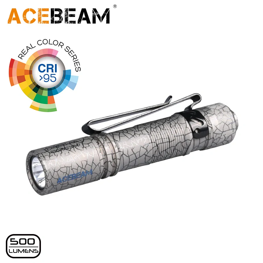 Acebeam Pokelit AA Ti Titanium CRACKED