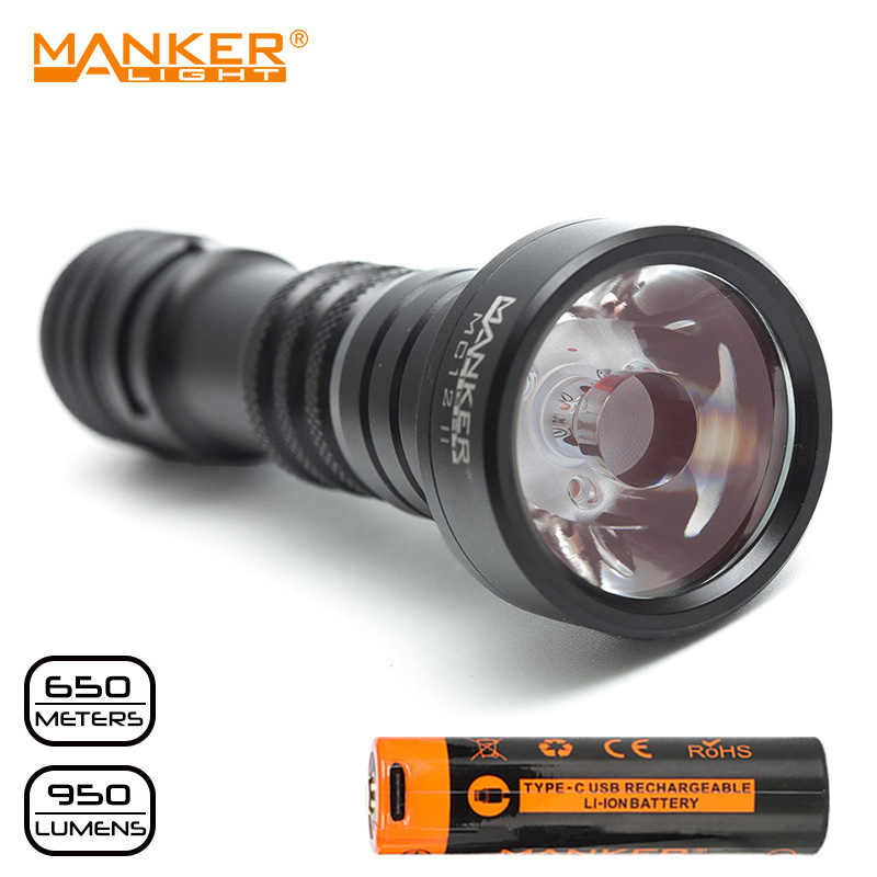 Manker MC12 II Green zelené světlo