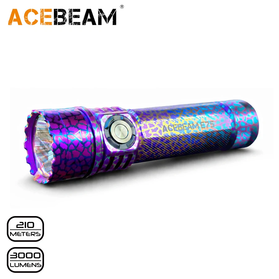 Acebeam E75 Titanium Ice Crack Limitovaná Edice
