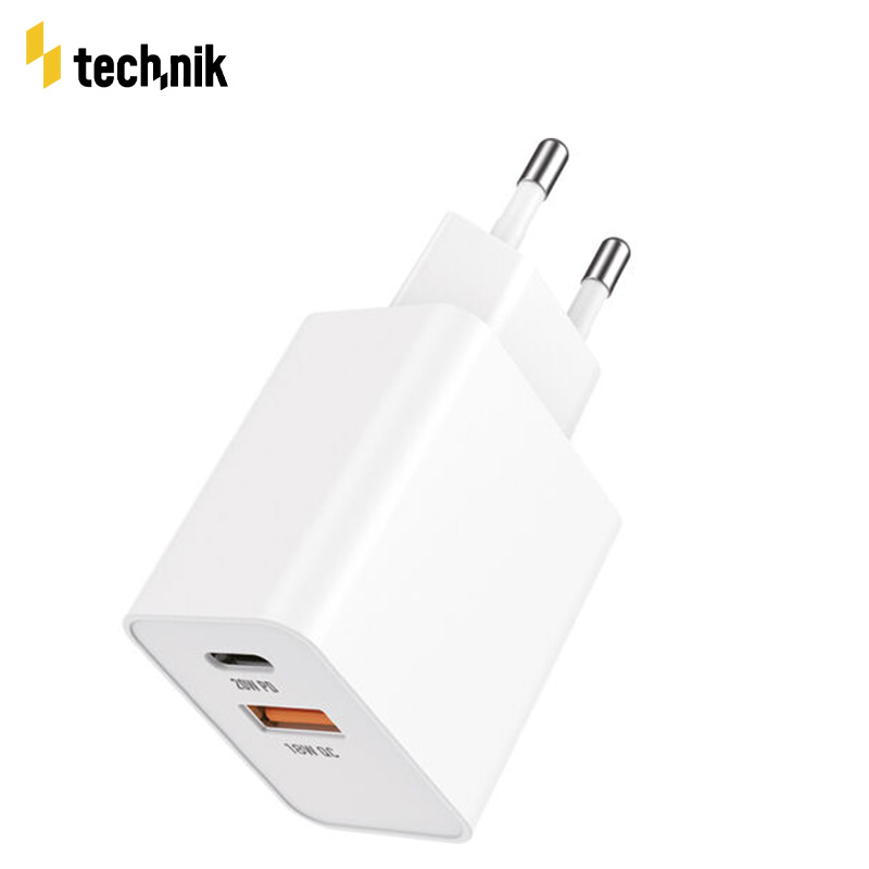 Technik MT-AD102 síťový adaptér USB-C + USB-A 20 W