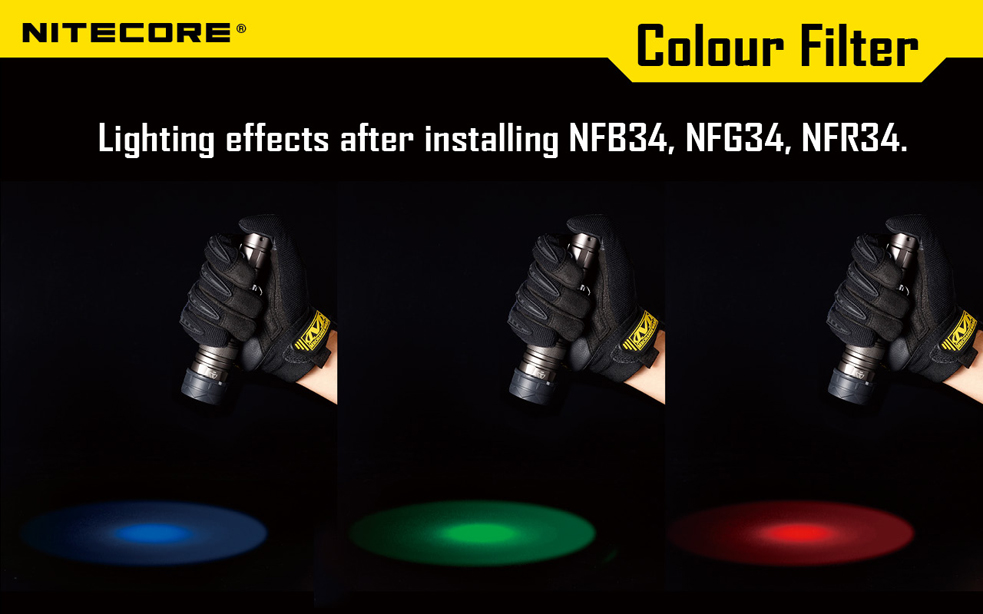 Nitecore FILTER RGB NF34