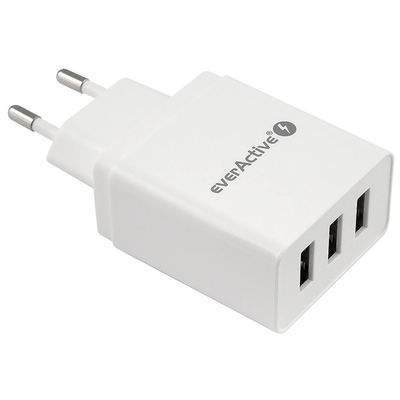EverActive USB síťový adaptér 3.4A