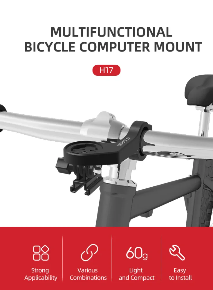 Gaciron H17 předsazený držák Garmin 