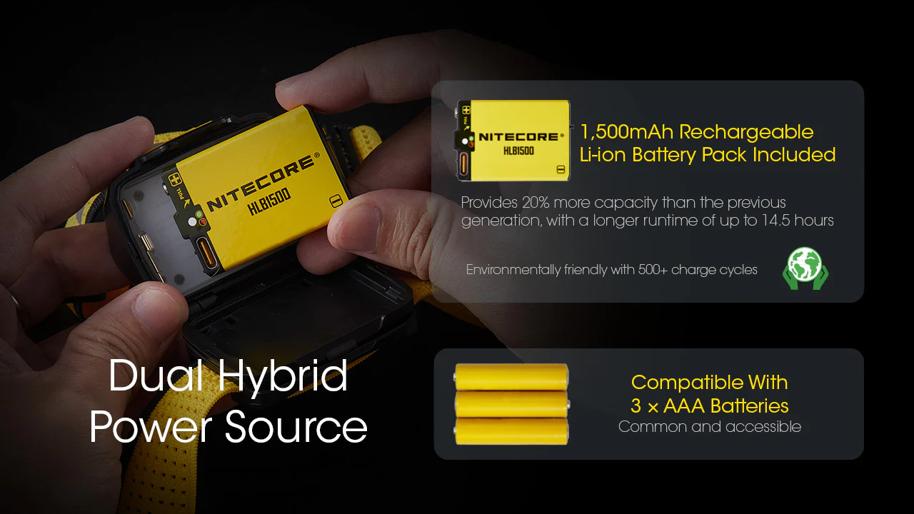 Nitecore Battery HLB1500 (UT27/HA13/Bubble)