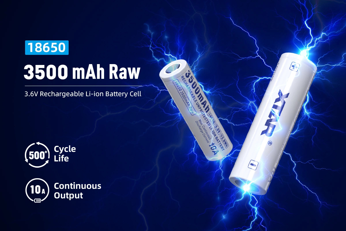 Baterie Li-ion 18650 Xtar 3.6V 3500mAh 10A RAW