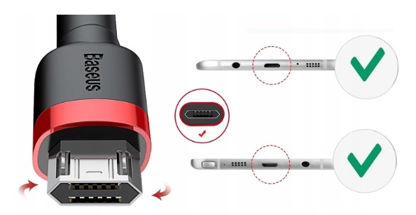 Kabel BASEUS Micro-USB / 2M / 1.5A / CAMKLF-C91