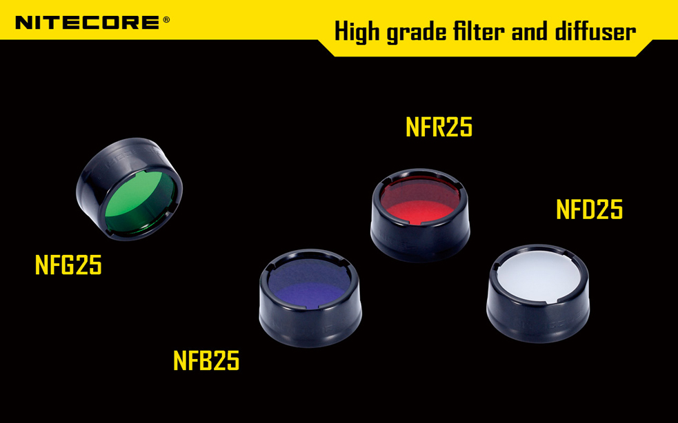 Nitecore FILTER RGB NF25