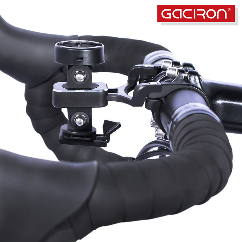 Gaciron H09 multifunkční Aero držák Garmin/GoPro/Led na jízdní kola