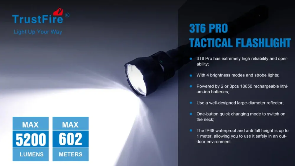 TrustFire 3T6 Pro KIT