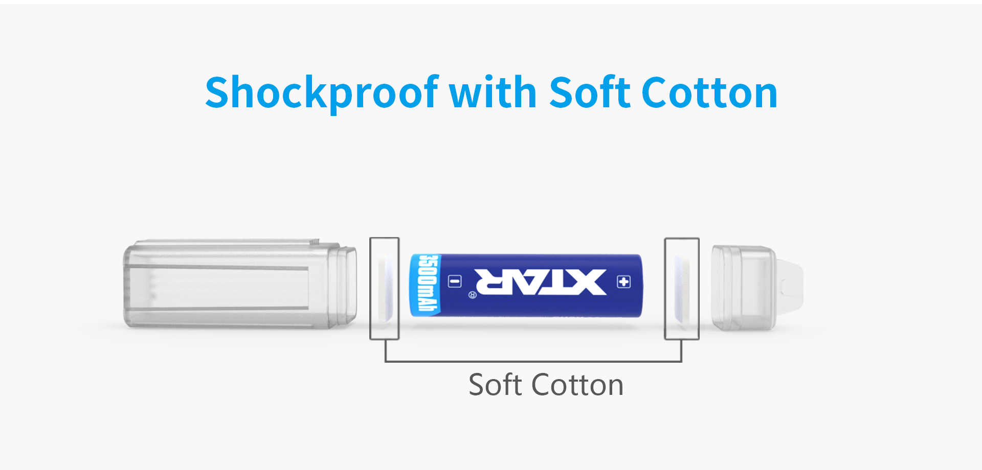 Pouzdro na akumulátor 18650 Xtar