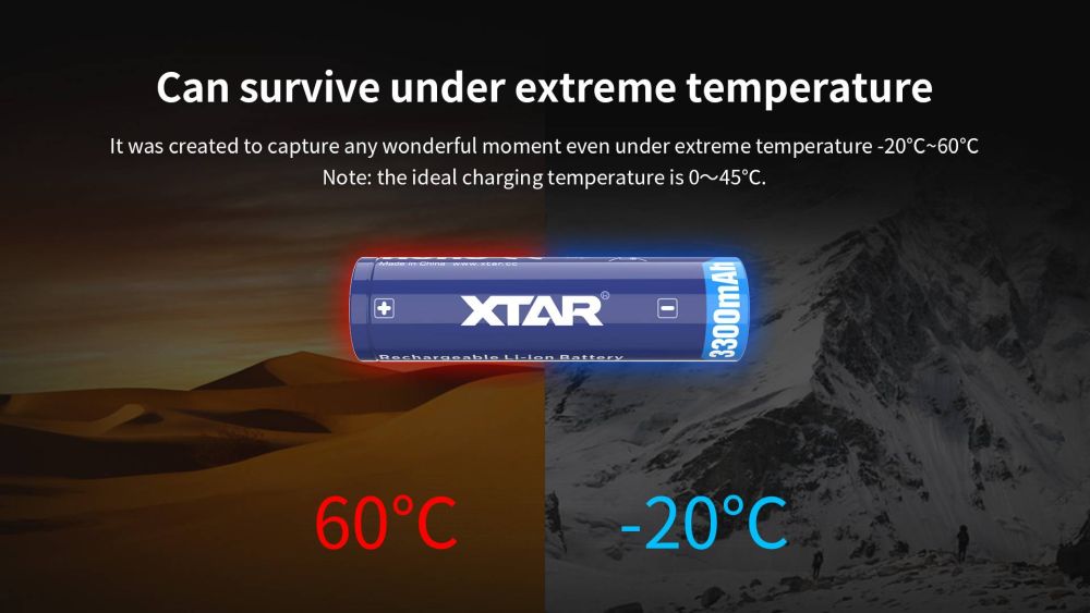 Baterie Li-ion 18650 Xtar 3.6V 3300mAh Protected