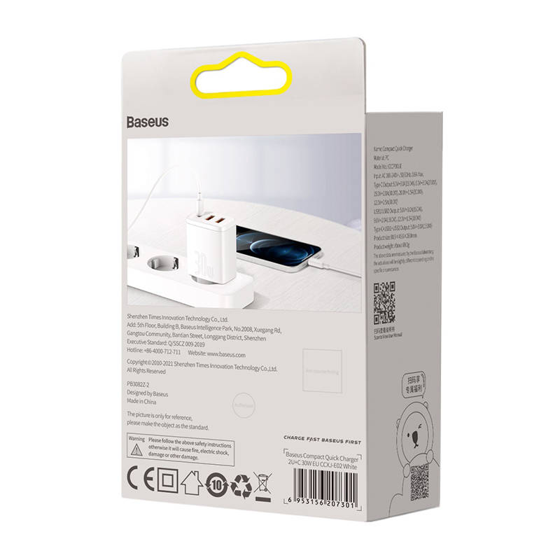 Baseus QC3.0 30W (CCXJ-E02) USB Síťový adaptér
