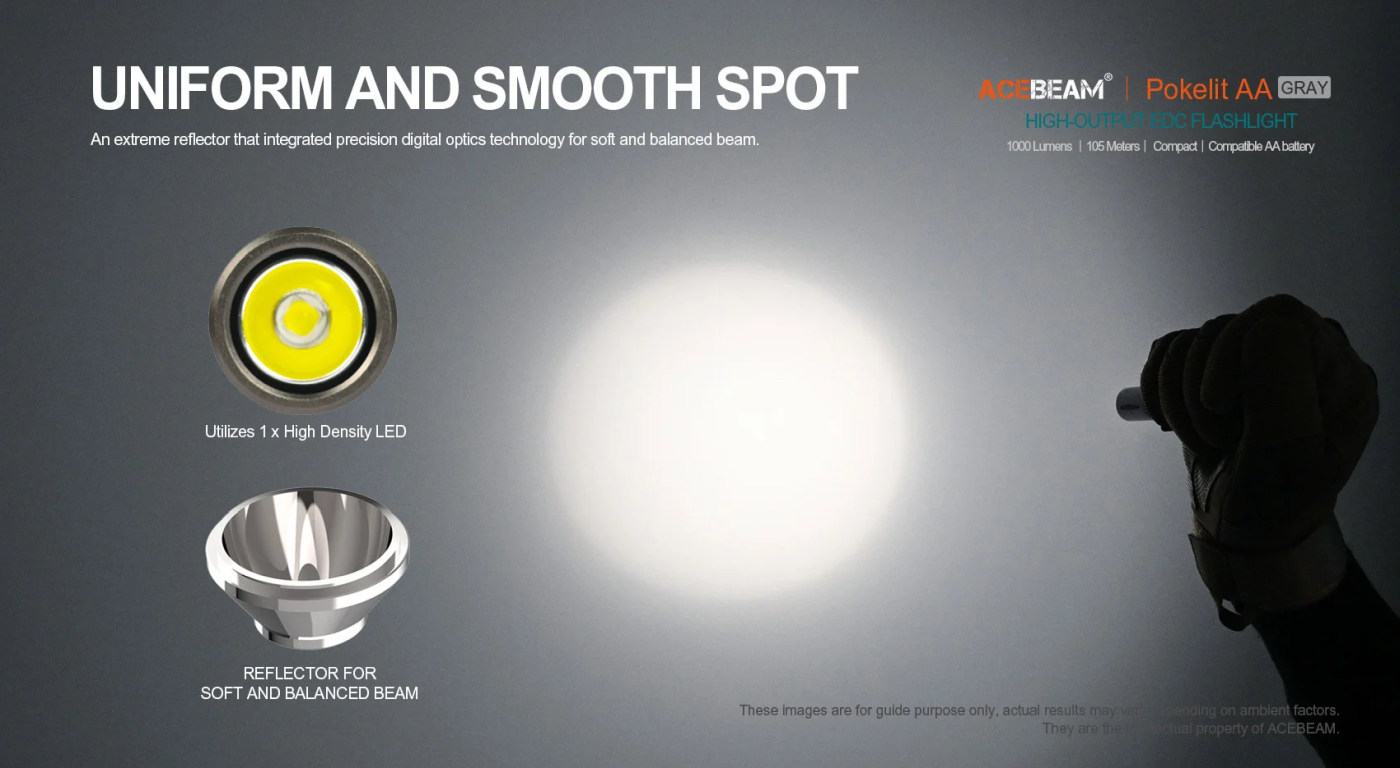 Acebeam Pokelit AA Grey
