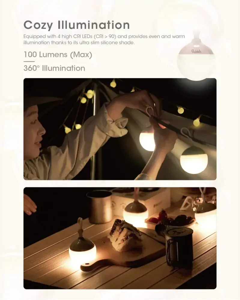 Nitecore Bubble Lampa žlutá