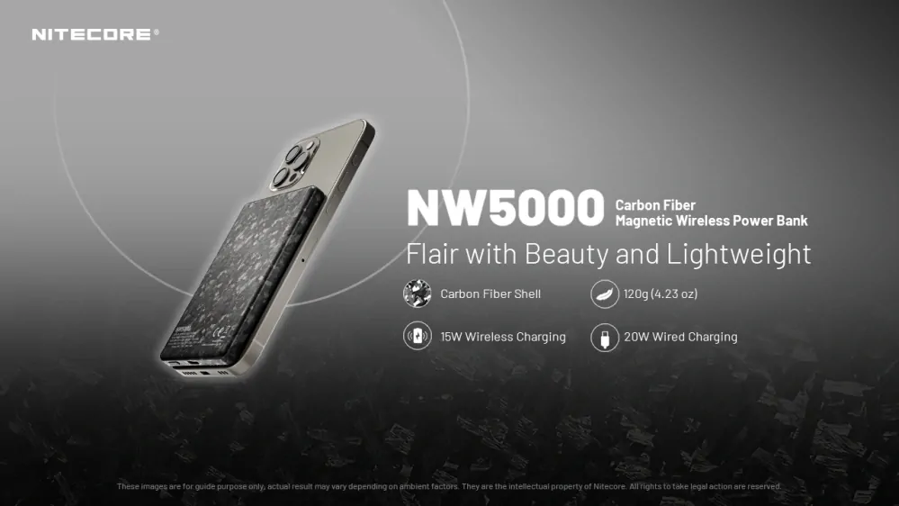 Powerbanka Nitecore NW5000 Magsafe