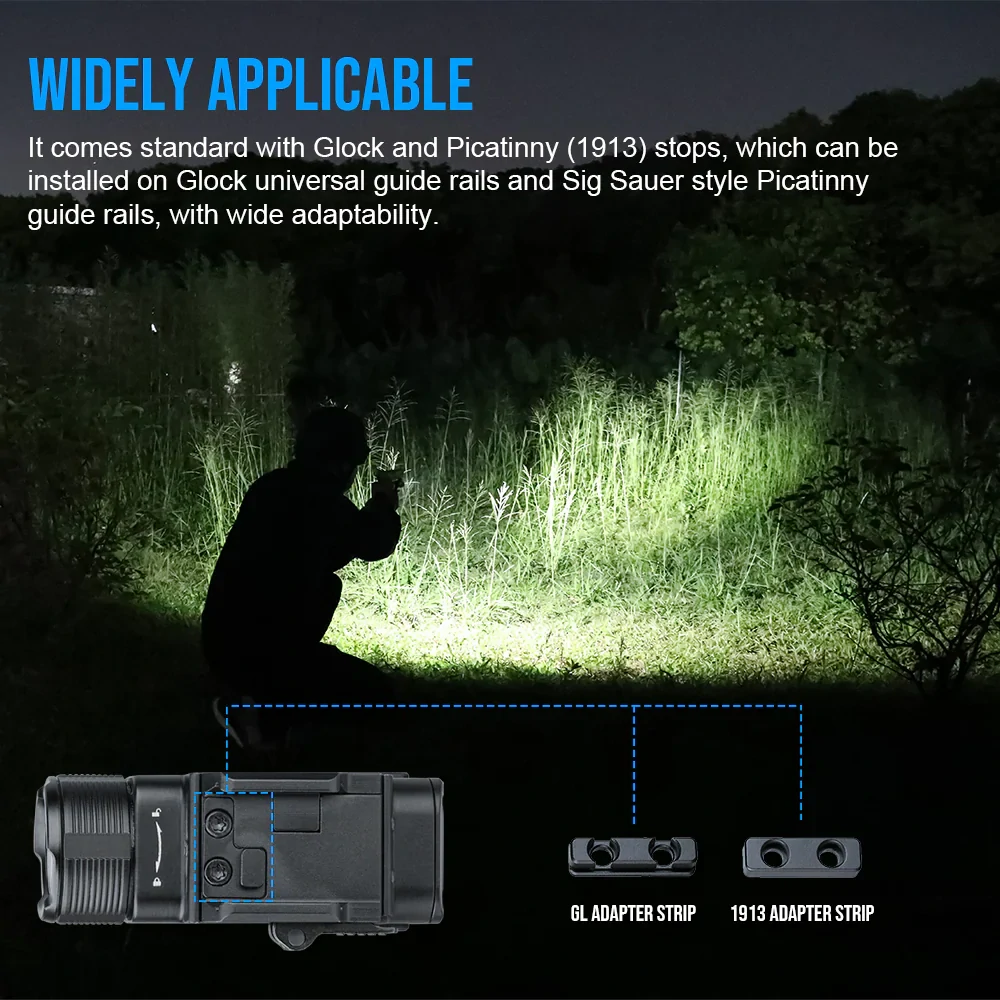 Trustfire GM07 Green Laser svítilna na zbraň
