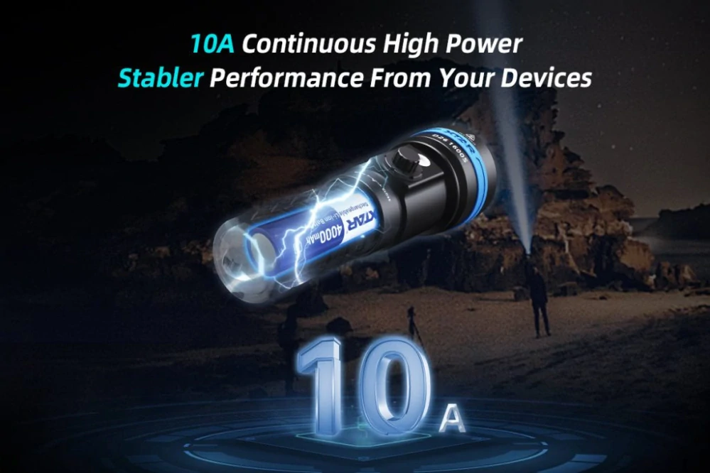 Baterie Li-ion 18650 Xtar 3.6V 4000mAh 10A Protected