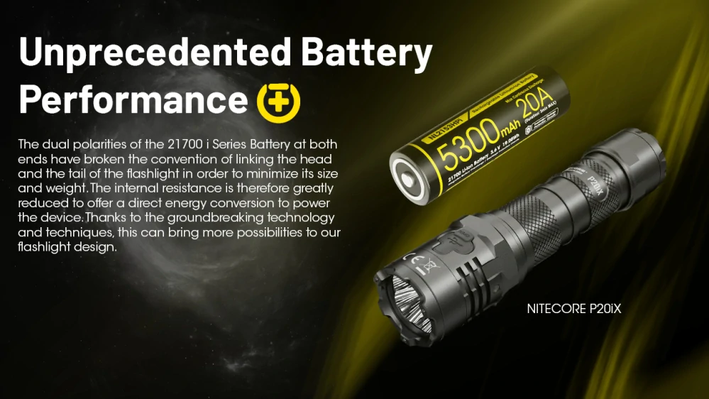 Baterie Li-ion 21700 Nitecore 5300mAh (NL2153HPi)