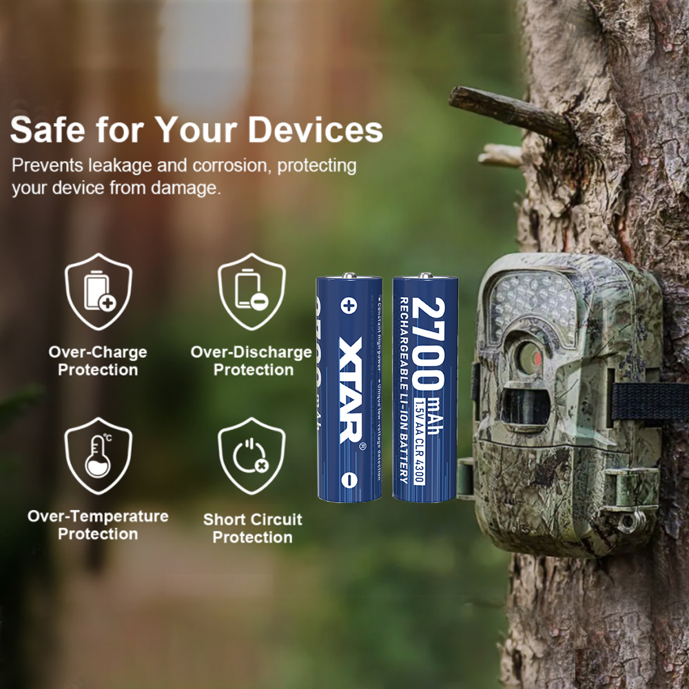 Xtar AA 1.5V 4300mWh 2700mAh Li-Ion baterie 1 kus