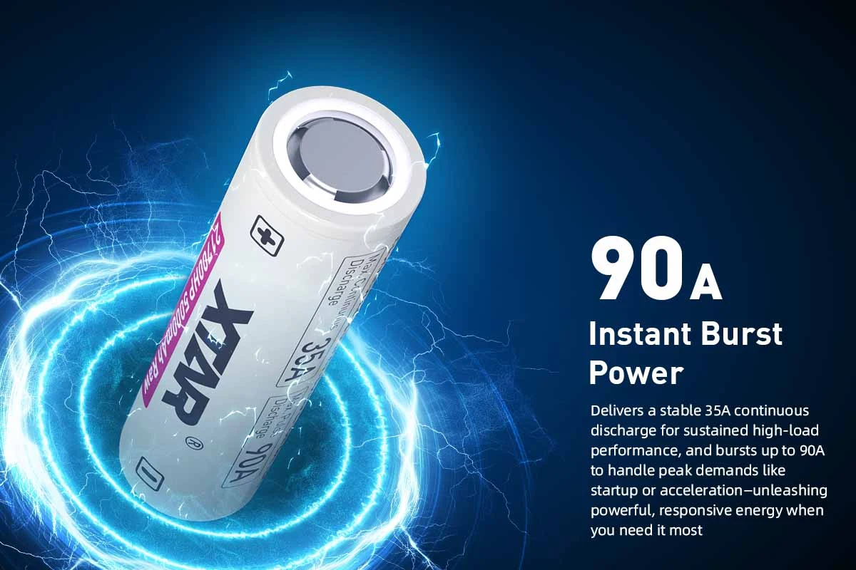 Baterie Li-ion 21700 Xtar 3.6V 5000mAh 10A RAW