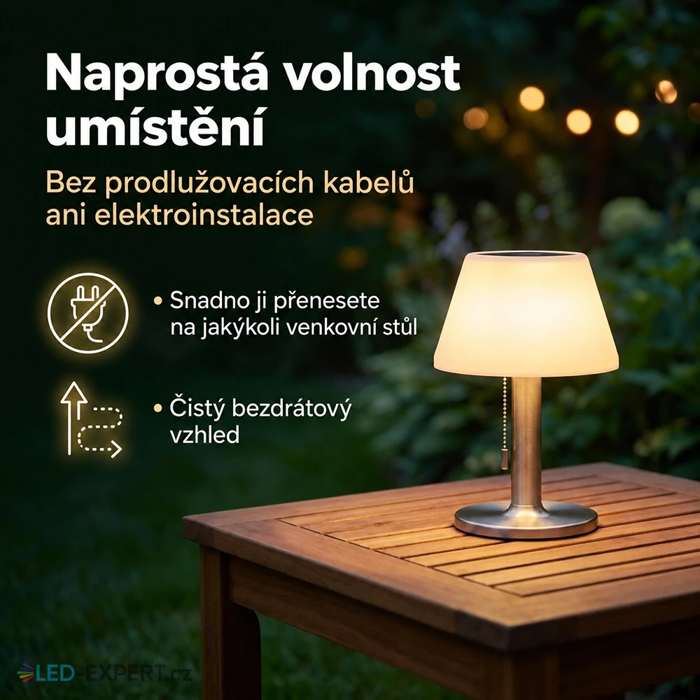 Modee solární stolní lampa TL001