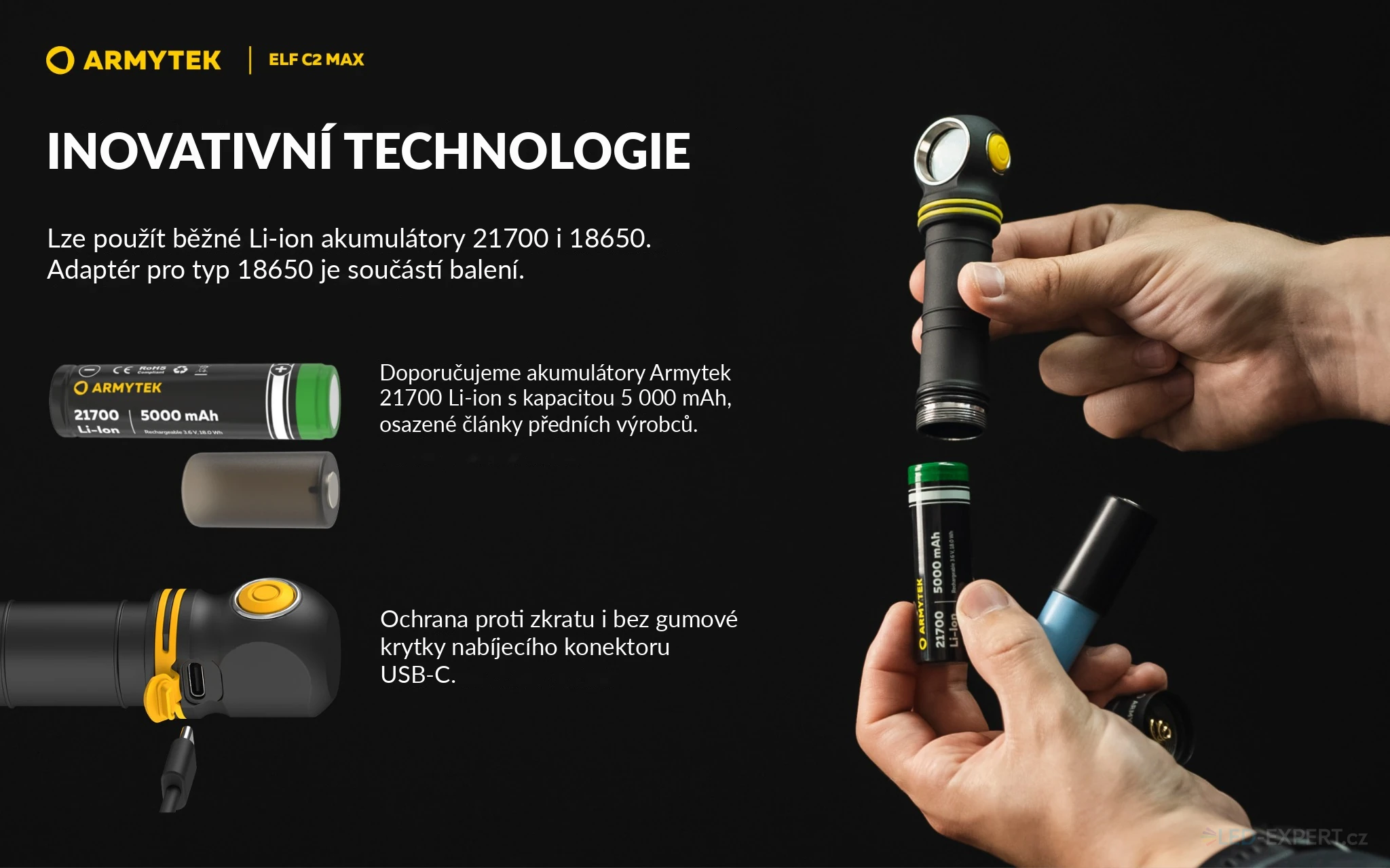 Armytek Elf C2 Max USB-C White