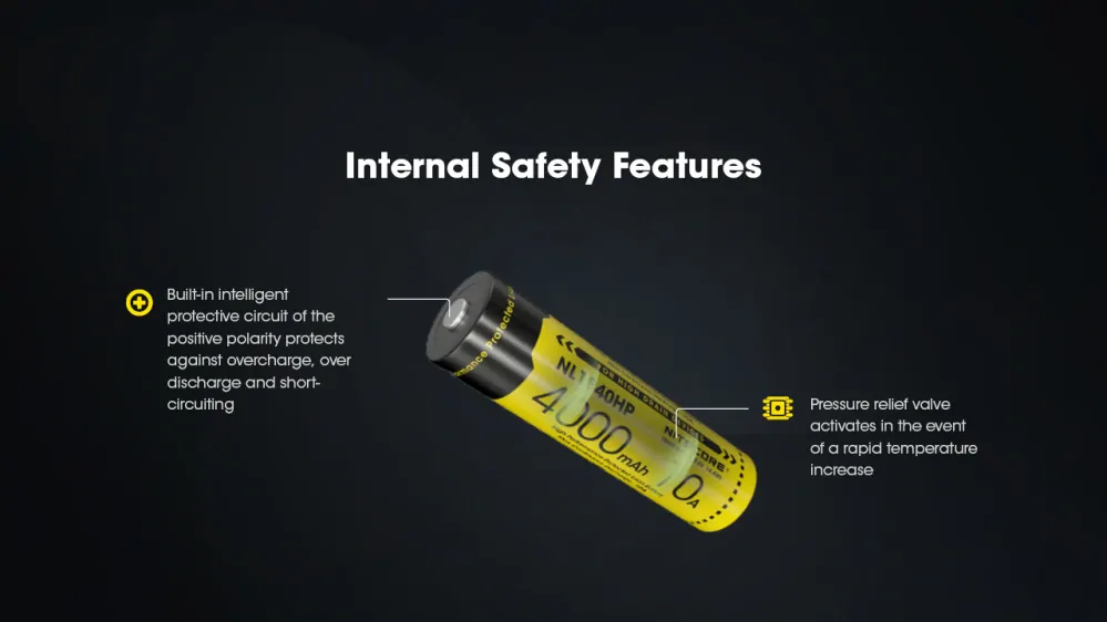 Baterie Li-Ion 18650 Nitecore 3.6V 4000mAh (NL1840HP)