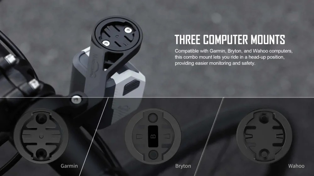 Magicshine MJ-6538 předsazený držák pro Garmin a GoPro