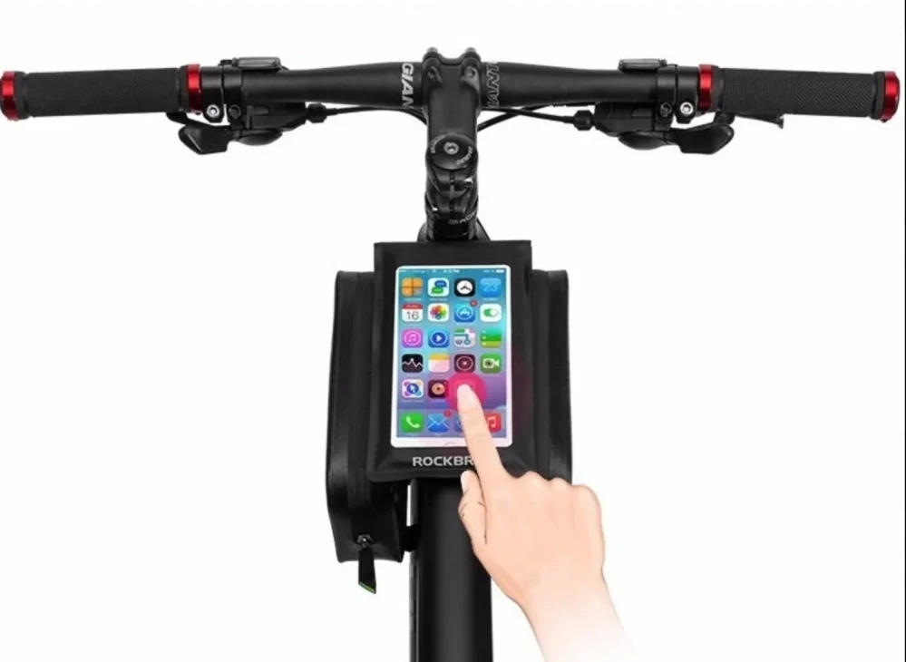 Brašna na kolo s držákem telefonu Rockbros AS-006BK