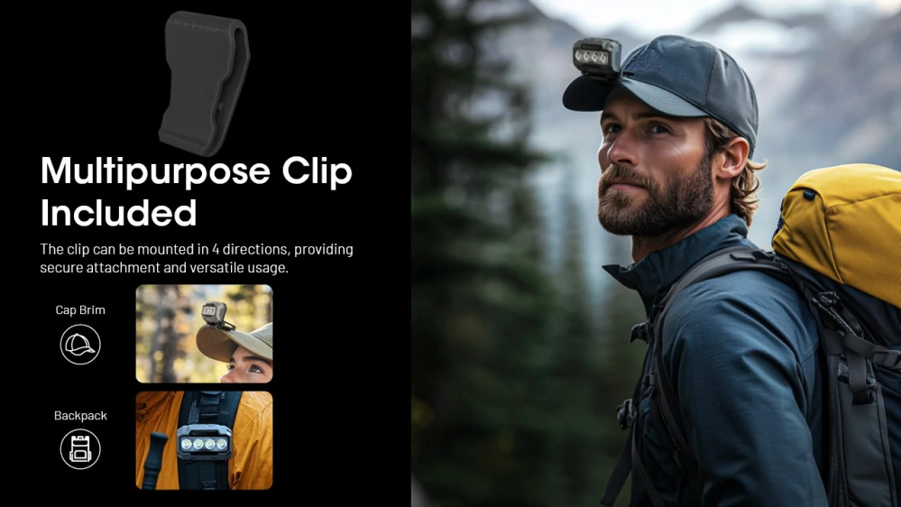 Nitecore HA23 UHE černá