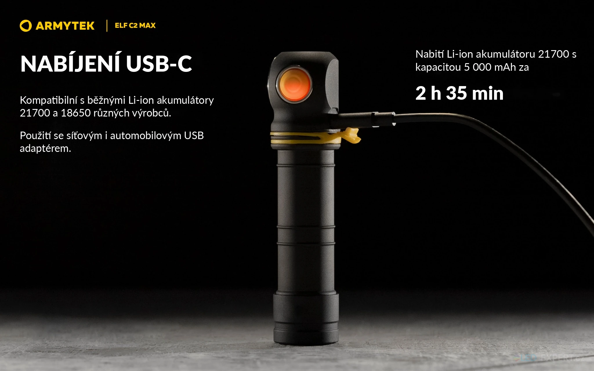 Armytek Elf C2 Max USB-C White