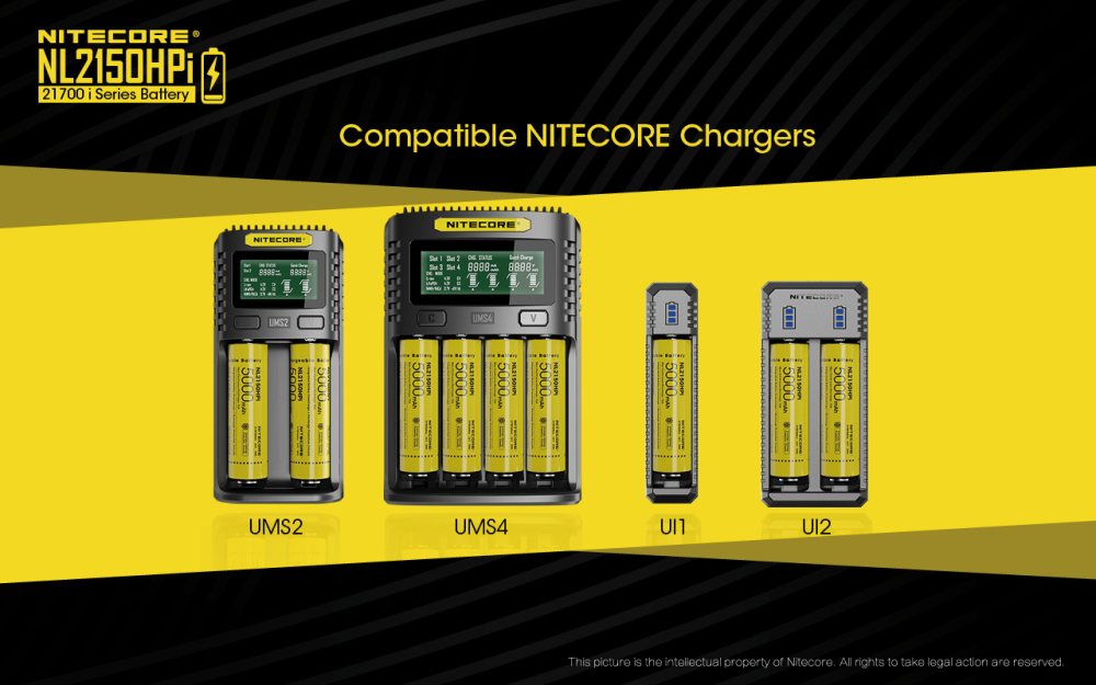 Baterie Li-ion 21700 Nitecore 5000mAh (NL2150HPi)