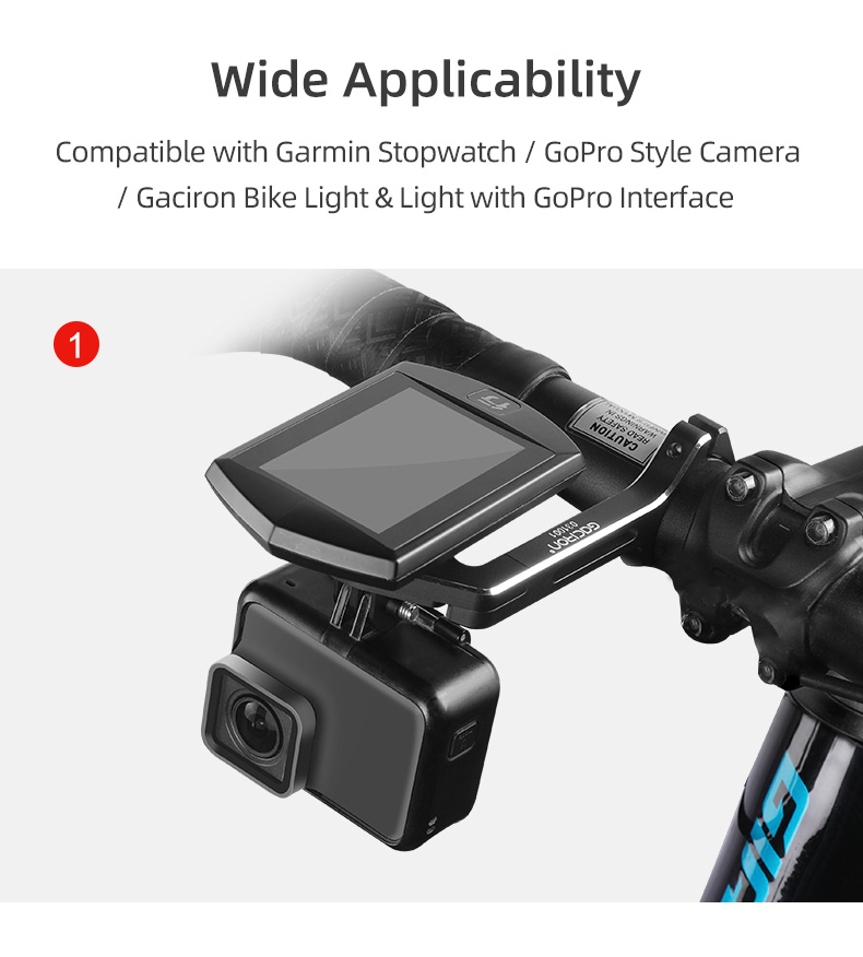 Gaciron H10C předsazený držák Garmin 