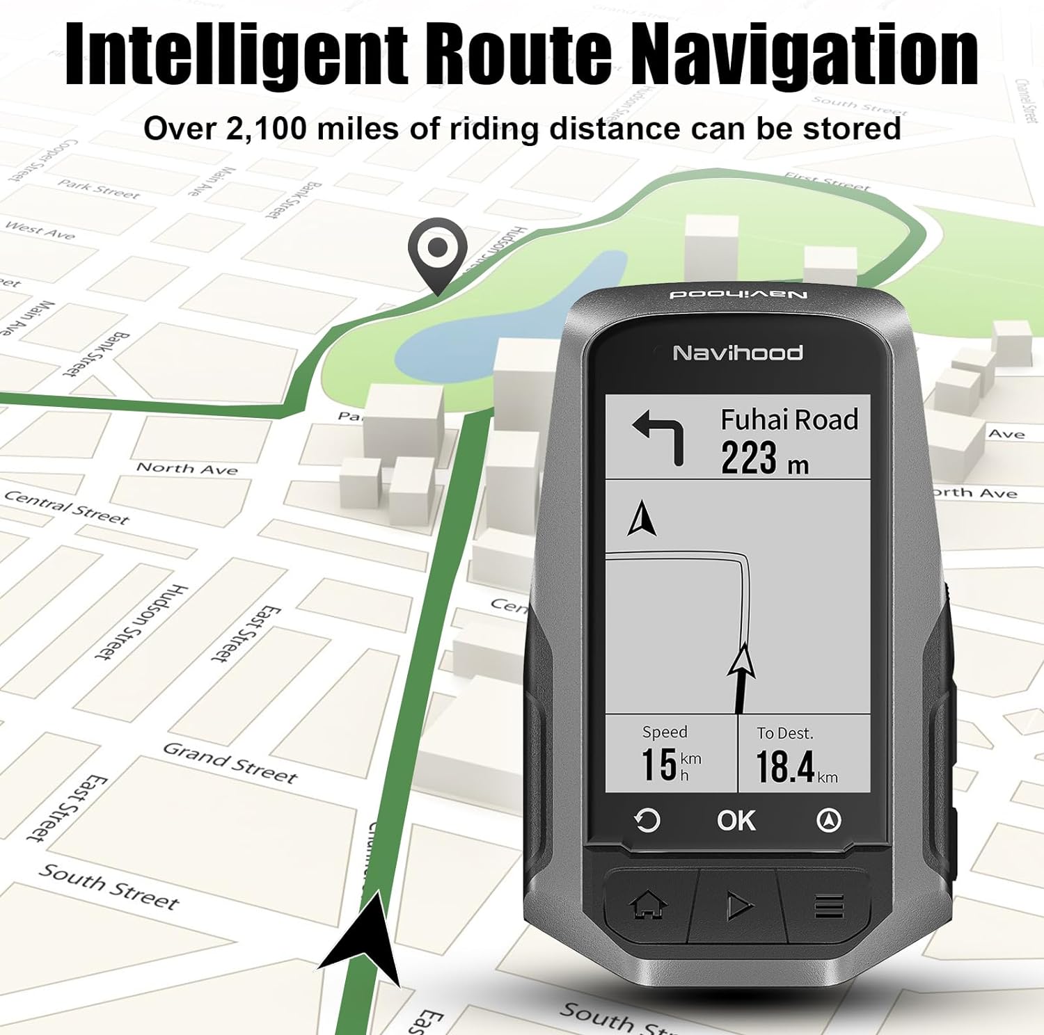 Navihood L1 GPS Navigační cyklopočítač
